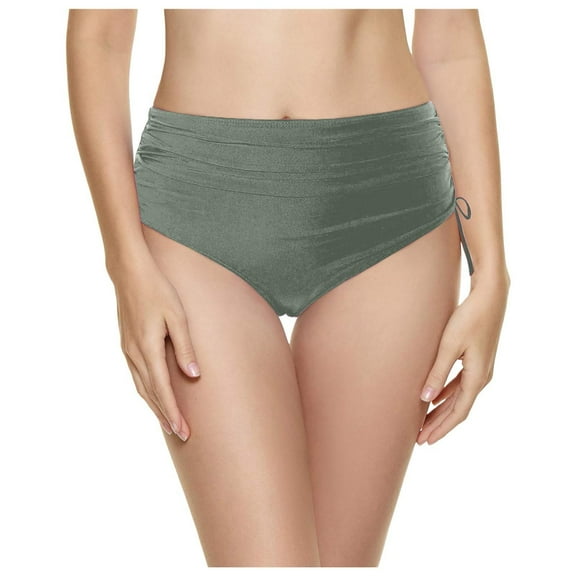 Swimsuits for Women with Shorts Swimming Leggings for Women Women's Swim Bottom High Waist Retro Basic Full Coverage Bikini Tankini Swimsuit Briefs