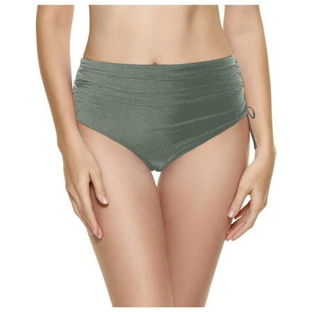 Swim Skirts Swim Suit Bottoms Ladies Women s Swim Bottom High Waist Retro Basic Full Coverage Bikini Tankini Swimsuit Briefs