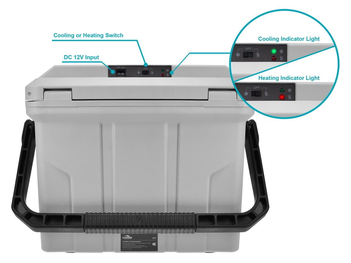 Monoprice 15L Emperor Portable Refrigerator Thermocooler with Car Plug Adapter