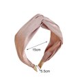 thumbnail image 6 of SPRING PARK Headbands for Women Girls Wide Cross Knot Turban Headband Fashion Cross Knot Hair Bands Hair Hoop with Solid Colors, 6 of 8