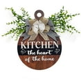 thumbnail image 2 of Linnome Vintage Wooden Cutting Board Pendant Wall Decoration Sign Rustic Accent For Kitchen Home And Restaurant, 2 of 5