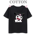 thumbnail image 2 of Camiseta Kuromi, camiseta de manga corta de algodón de verano 2024 para niños y niñas, camiseta de anime japonés Kawaii, camisetas para bebés, 2 of 5