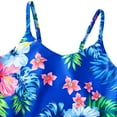 thumbnail image 5 of naisibaby Toddler Baby Girls Fashion Cute Flower Printed Swimwear, Kids Bikini Ruffles One-piece Swimsuit Blue 6-7T, 5 of 9