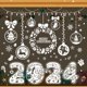 thumbnail image 3 of Pegatina de Feliz Navidad para ventana, decoración para el hogar, Papá Noel, muñeco de nieve, Navidad, Navidad, compras, Natividad, 3 of 4