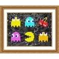 thumbnail image 2 of Stephen Chambers 18x15 Gold Ornate Wood Framed With Double Matting Wall Art Titled - Pacman 2, 2 of 6