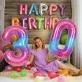 thumbnail image 4 of 40 Inch Beige Number 1 Balloon for 1st Birthday Decoration, Large Self Inflating Cream Foil Number Balloons 0-9 for Boys Girls, White Sand 1 Helium Balloons for Women Men Party Anniversary Supplies, 4 of 10
