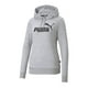 thumbnail image 1 of Sudadera Puma ESS Logo FL para Mujer 586791-04 gris XS Puma 586791-04 SUD. ESS LOGO FL G, 1 of 4