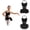 Black, variant on iiniim Girls Rhinestone Sleeveless Ballet Skirted Bodysuit Feather Jazz Latin Dance Leotard Performance Dancewear Turquoise 6