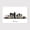 Baoding Skyline, variant on Berlin Skyline Outline Map Canvas Print – Elegant Minimalist Wall Art – 8x12 inch