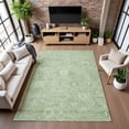 thumbnail image 7 of Addison Rugs Mayfield Premium Machine Washable Transitional Damask Aloe Rectangle Rug, 10' x 14', 7 of 7