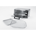 thumbnail image 2 of Black & Decker Crisp 'n Bake Air Fry 1150 W 4-Slice  Toaster Oven Stainless Steel, 2 of 7