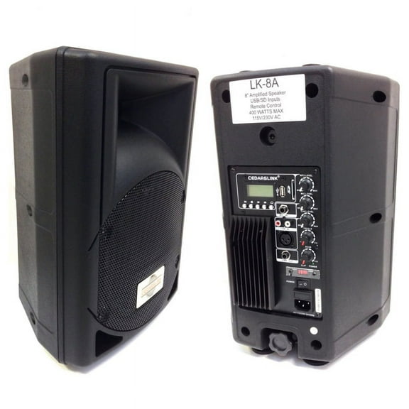 LK-8A  8" 2 WAY AMPLIFIED LOUDSPEAKER