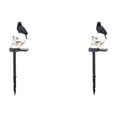 thumbnail image 1 of Lámpara Jardín Impermeable IP65 Resina Ligera Con Estaca Cuervo Torcido Calavera Solar Halloween, 1 of 3