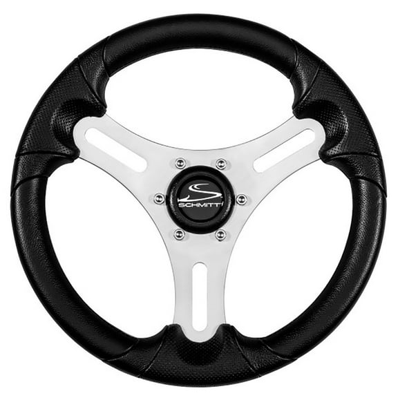 Schmitt & Ongaro Torcello Lite 13 Wheel - Black Polyurethane Wheel w/Silver
