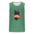 thumbnail image 4 of Xysaqa Mens Tank Tops Funny Print Summer Beach Hawaiian Shirt Cotton Sleeveless Muscle Shirts for Men Gym Workout Tanks Top Casual Bodybuilding Fitness Basic Tee S-2X, 4 of 5
