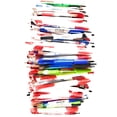 thumbnail image 2 of Lote al por mayor de 100 bolígrafos de tinta con punta de bola de plástico con estampado incorrecto, 2 of 6
