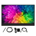 thumbnail image 2 of 4K Portable Monitor, 15.6 Inch 3840x2160 UHD Touchscreen Dual USB C Gaming Monitor 600cd/㎡ HDR FreeSync Supports 4096 Levels Of Pressure And  Screen Projection Computer Laptop, 2 of 8
