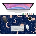 thumbnail image 1 of French Koko Large Mouse Pad, Desk Mat, Keyboard Pad, Desktop Home Office School Essentials College Cute Decor Big Extended Laptop Protector Computer Accessories Pretty Mousepad Women Girls XL, 1 of 4