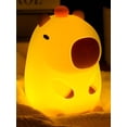 thumbnail image 1 of Luz nocturna Amaredom Capybara de silicona recargable LED, 1 of 7