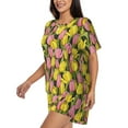 thumbnail image 2 of Xecao Tulips Flowers print Swimsuit for women, Summer-ready, sporty style.Quick-dry fabric. Many sizes & colors., 2 of 9