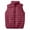 Wine-1, variant on Men's Puffer Vest Winter Cotton Quilted Outdoor Zipper Sleeveless Warm Puffey Jacket Lightweight Packable Vest