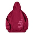 thumbnail image 2 of WENWU Womens Sweatshirt Hoodies Long Sleeve Womens Hoodies Pullover Oversized Hoodie for Women Red Sweatshirt Womens Fall Tops Clothes for Women, 2 of 3
