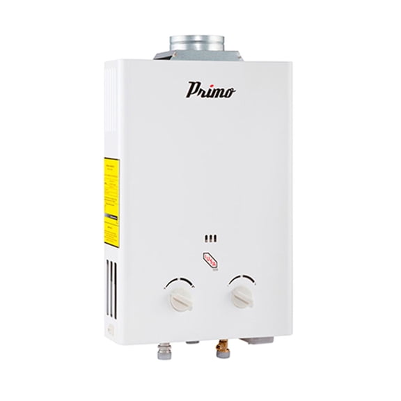 Calentador Instantáneo 6L Gas Natural Baja Presión Encendido Automático Ahorro de Gas para 1 Servicio