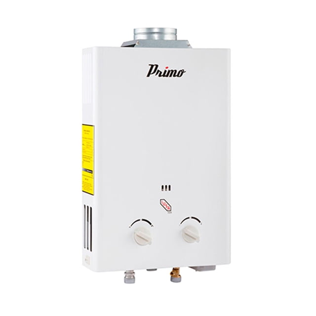 Calentador Instantáneo 6L Gas Natural Baja Presión Encendido Automático Ahorro de Gas para 1 Servicio
