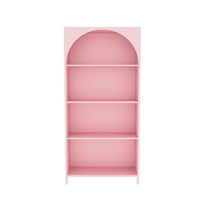 House of Happy Arched Bookshelf, Pink