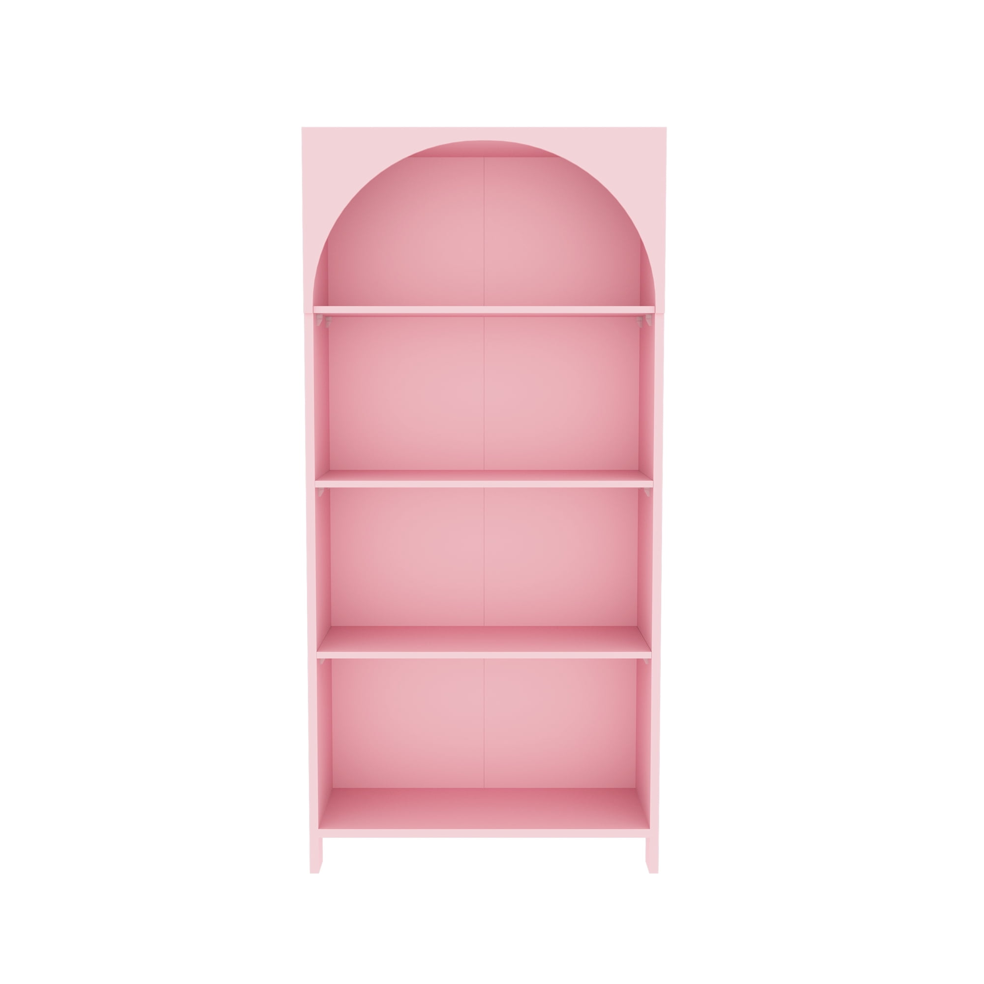 House of Happy Arched Bookshelf  Pink for Kids Classroom  Playroom and Bedroom