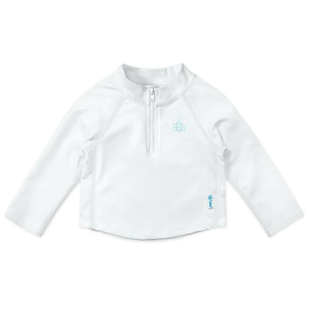 All-Day UPF 50 by green sprouts Baby-Girls Long Sleeve Rashguard Sun Protection—Wet Or Dry Rash Guard Shirt i play
