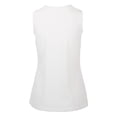 thumbnail image 3 of Women's Levelwear White Dallas Mavericks Macy Tank Top, 3 of 3
