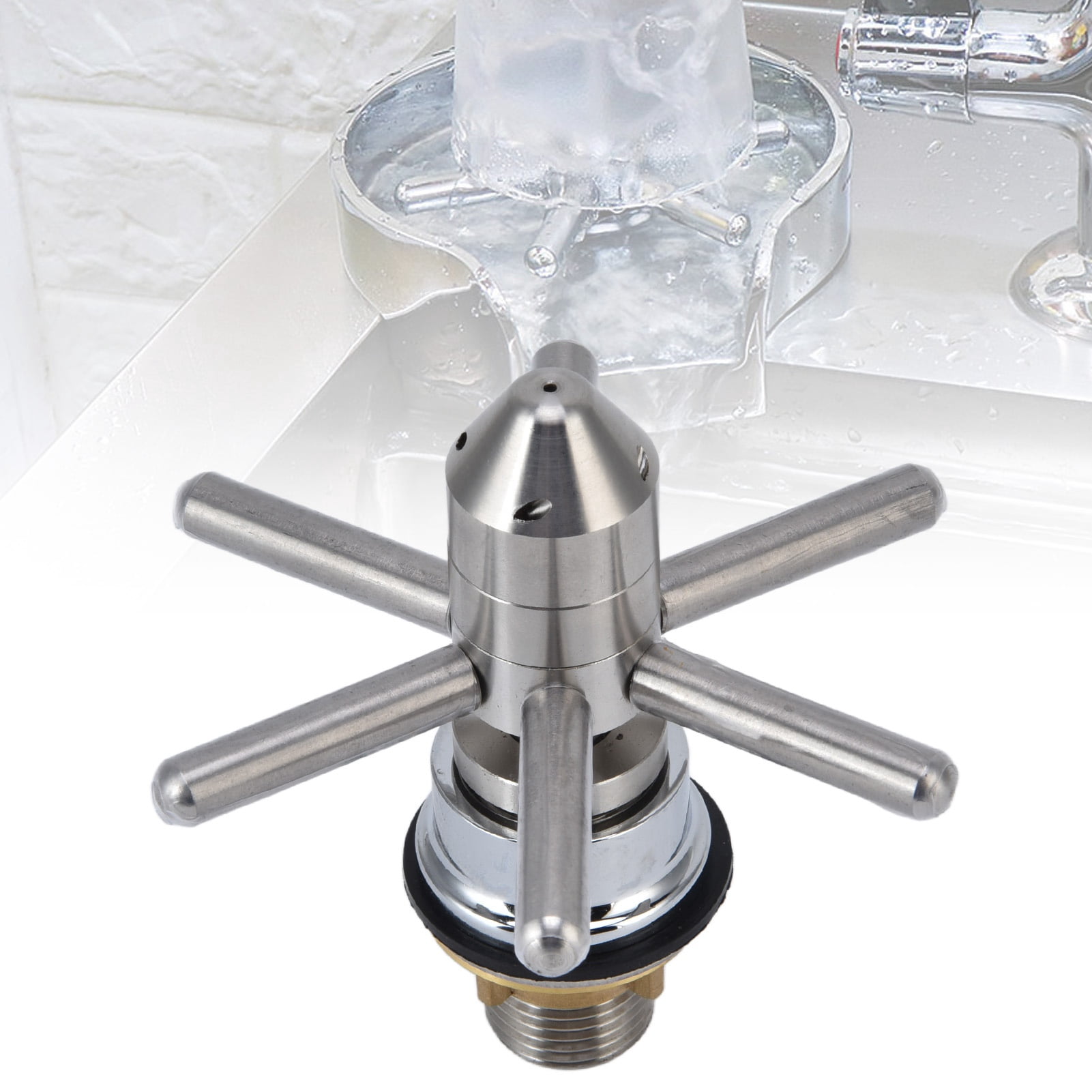 Suodoka Sink Glass Rinser Faucet Stainless Steel Kitchen Cup Washer High Pressure Automatic Cup Cleaner for Bar Restaurant Coffee Shop