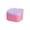 Purple, variant on 57oz Bento Lunch Box, 2-Tier Stackable Food Container with Portable Hidden Handle, Striped Non-Slip Surface, Microwave Safe for Office Picnic Travel