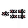 thumbnail image 1 of 5pcs PCB Mount 2 Position Stereo Audio Video Jack RCA Female Connector, 1 of 5