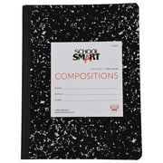 School Smart Marble Composition Book, 9-3/4 x 7-1/2 Inches, 100 Sheets