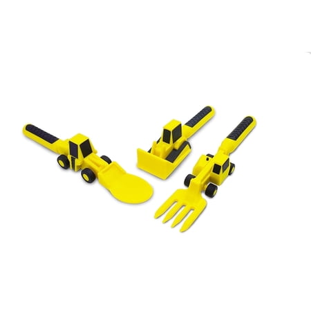 Constructive Eating Utensils for Kids (Set of 3) - Safe Materials