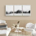 thumbnail image 3 of PixonSign Framed Wall Art Collage Print Gallery Set Beachgrass Bunch in Wind Nature Wilderness Photography Realism Rustic Landscape Black and White for Living Room, Bedroom, Office - 12"x16"x3 WHITE, 3 of 6