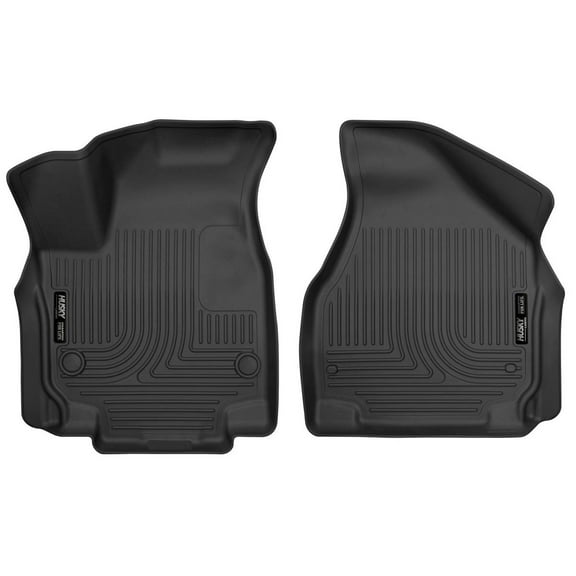Husky Liners 52041 X-Act Contour Floor Liners Fits 2017-2025 Chrysler Pacifica incl. Limited, LX, Touring, Touring L, Touring L Plus, Pinnacle & Voyager Front Row 2 Pc Black