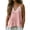 02-Pink, variant on Ecqkame Tank Tops for Women V Neck Lace Trim Adjustable Spaghetti Strap Cami Top Solid Casual Sleeveless Summer Blouse Purple XL
