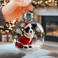 thumbnail image 4 of Hangs Animal 2D Flat Plate Transparent Handmade Winter Series Festival Seasonal Natural Acrylic Decorations, 4 of 4