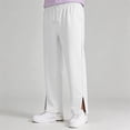 thumbnail image 5 of CAIXIA Girls Sweatpants Baggy Barrel Pants Wide Leg Drawstring Open Bottom Casual Sweat Pants with Pockets, 5 of 9