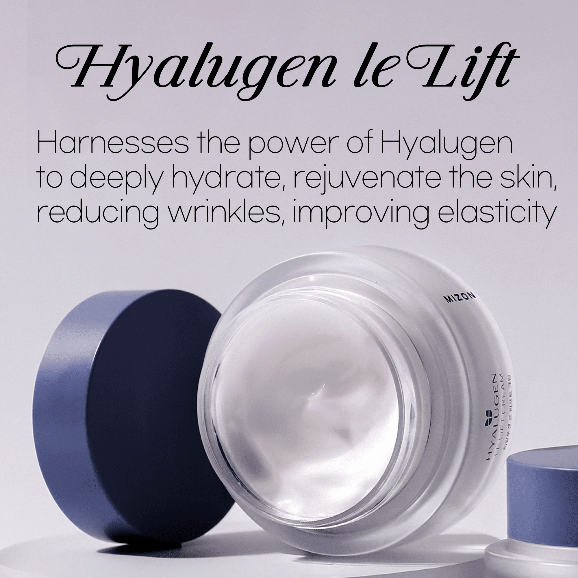 Hyalugen Le Lift Face Cream 1.69 oz - Hydrating, Brightening, Anti-Aging Moisturizer with Squalane and Niacinamide