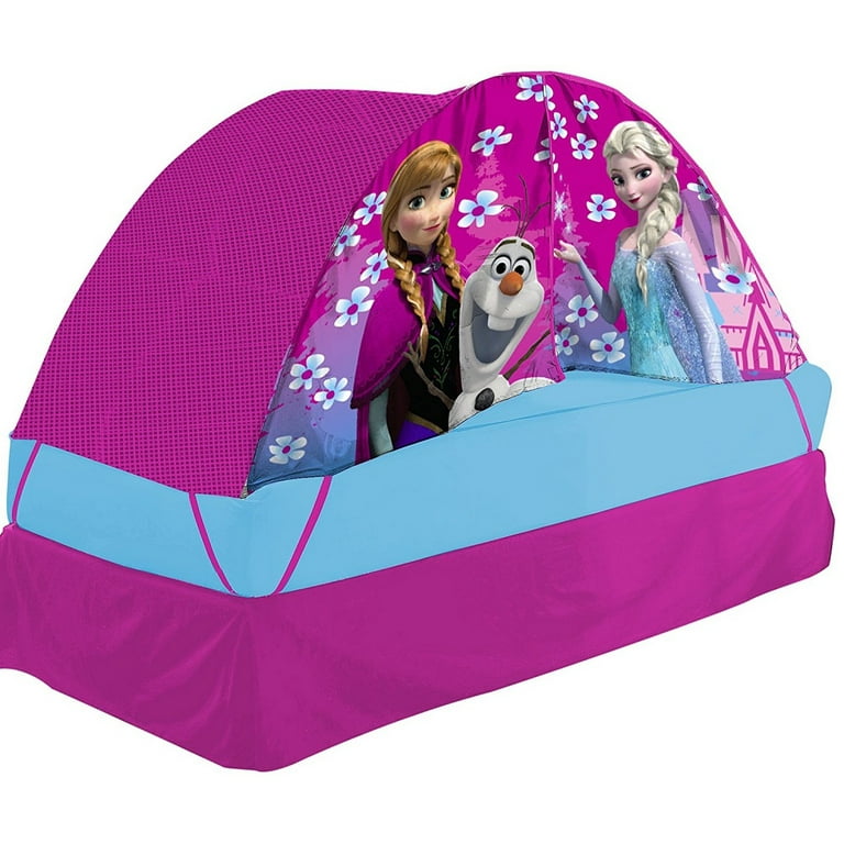 Overwinnen roze In tegenspraak Frozen Bed Tent with Pushlight - Walmart.com