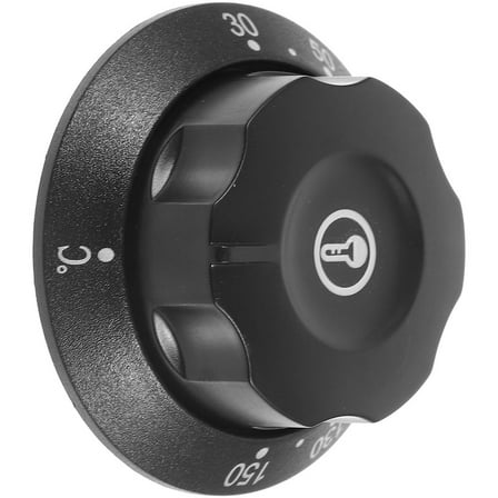 NICEXMAS Black Plastic Oven Knob Replacement for Thermostat and Stove Control