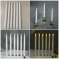thumbnail image 3 of Shisuyan Bougies Coniques pour Femmes et Familles Blanches 6 Pcs 10.8X0.8X0.8In, 3 of 8