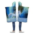 thumbnail image 2 of ASHLEIGH Mystic Unicorn Wearable Hooded Blanket 40x50 inches Toddler Kid Baby Boys Girls Polar Fleece Blankets Throw Wrap, 2 of 2