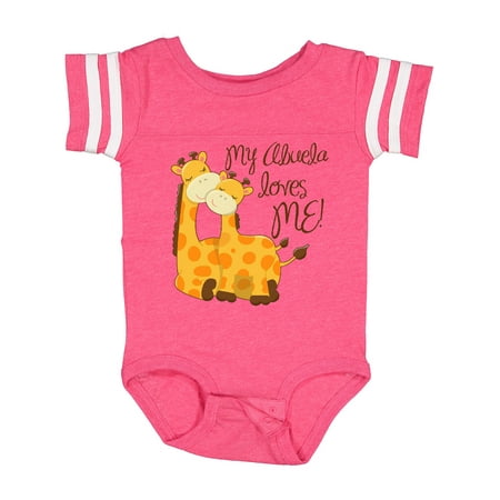 

Inktastic My Abuela Loves Me! Gift Baby Boy or Baby Girl Bodysuit