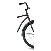 Concord 26 Pacifica Cruiser Bicycle, Fits Riders 52 - 510+, Adult, Unisex, Matte Black