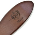 thumbnail image 3 of Murai By Giorgio GM6 Oval Cherrywood Facial Hair Brush - Exfoliating Natural Bristle Brush for Beard Grooming and Hair Care, 3 of 4